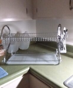 Better Chef DR-22, 22-Inch, Chrome Plated, S-Shaped, Rust-Resistant, 2-Tier Dishrack S-Shape 19 81OHFTY TkL