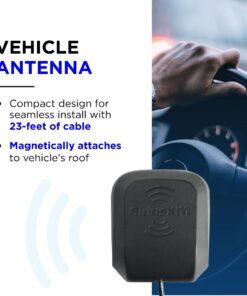 Alternative view of SiriusXM NGVA3 Magnetic Antenna Mount for Your Vehicle, Black