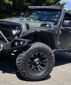 Dual A-Pillar Light Brackets - ALAVENTE Dual Lower Windshield LED Work Light Mounts Kit For 2007-2018 Jeep Wrangler JK/JKU (Pair, Black) Lower Windshield Dual Brackets 43 81OHfiTJ7cL