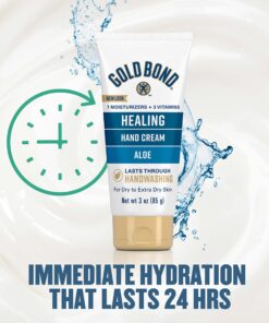 Gold Bond Healing Hand Cream, 3 oz., With Aloe, Moisture That Lasts Through Handwashing 23 81OHpeK7qSL