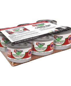 Sterno Canned Heat, Gel Chafing Fuel 6 Cans(7 OZ Each)