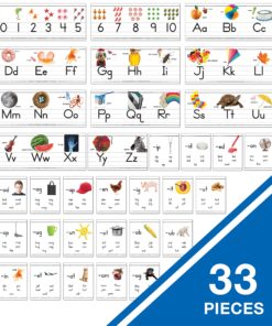 Carson Dellosa 31-Piece Photographic Alphabet Line and Number Line Bulletin Board Set, Alphabet and Number Line for Classroom Wall & Bulletin Board with Word Family Classroom Posters, Classroom Decor Photographic Line 7 81OJ8kgzKFL