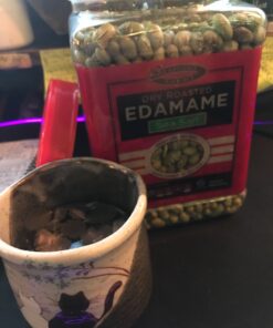 Seapoint Farms Dry Roasted Edamame, Sea Salt, Vegan, Gluten-Free, Kosher, and Non-GMO, Crunchy Snack for Healthy Snacking, 27oz. Jar 1.68 Pound (Pack of 1) 26 81OJYSOhD0L
