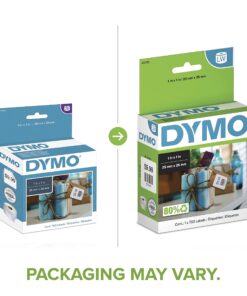 DYMO Authentic LW Multi-Purpose Square Labels | DYMO Labels for LabelWriter Printers, Great for Barcodes, (1" x 1"), 1 Roll of 750 750 labels Multipurpose Labels 7 81OKFXeKhS