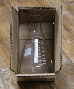 PYREX 1L Narrow Mouth Erlenmeyer Flasks with Heavy Duty Rim, Ea Single 7 81OL7hPQisL