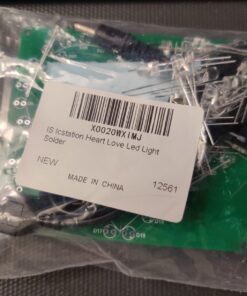 IS DIY Electronics Projects Soldering Practice, Heart Love LED Lights Kit, Remote Control RC Circuit Assemble DIY Soldering Kit No Case 45 81OLNyBerkL