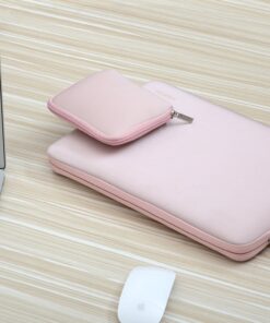 Laptop Sleeve Case for 13"-13.3" Laptop Hand Bag with Handle and Small Case 13inch Light Pink 12 81OMTtXsFVL