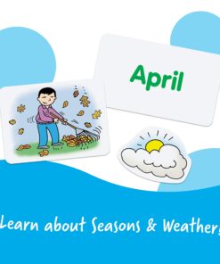 Alternative view of Learning Resources Calendar & Weather Pocket Chart - Classroom Calendar, Calendar and Weather Chart for Classroom, Teacher and Back to School Supplies