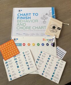 Magnetic Behavior Chore Chart for Kids at Home - Gift Reward Visual Schedule Chart by QUOKKA - Dry and Erase Routine and Responsibility - Use 99 Magnets, Markers, Stickers - from Toddlers to Teens Original 36 81ONa1E2MJL