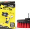 Drill Brush - Deck Scrub Brush - Bird Bath - Garden Statues - Granite, Marble Cleaner - Outdoor Fountains - Headstones, and Monuments Red 63 81ONpOtUcL