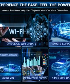 FOXWELL NT710 Fit for Mercedes-Benz Sprinter,Upgraded NT510 Diagnostic Tool OBD2 Scanner, Bidirectional Scan Tool Rodeo Test, Full System Car Diagnostic Scanner, All Service Reset Airmatic Suspension 15 81OORs75g8L