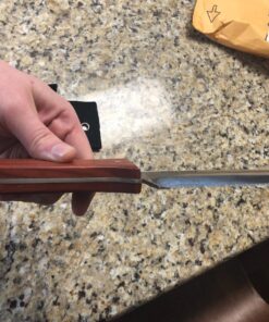 Kiwi Trading - Hori Hori Garden Knife - with Sheath. This Japanese Hori Hori Knife Tool Makes a Great Gardening Gift - Use as a Soil Knife for Sod or as an Ultimate Gardening Knife for Weeding 18 81OP2xSj78L