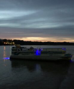 Kqiang Waterproof Marine Boat Light Stainless Steel 27 LEDs Blue Underwater Pontoon Marine Boat Transom Lights Pack of 2(Blue) 26 81OPyo46haL