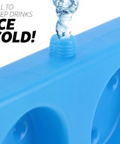 Alternative view of GoPong N-Ice Rack Freezable Beer Pong Rack Set, Includes 2-Racks, 3-Balls and Rules