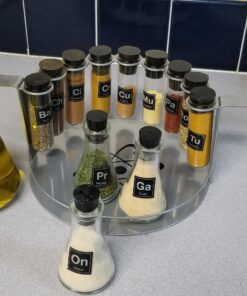 Wink Chemist's Spice Rack, 14 Piece Chemistry Spice Rack Set 30 81ORGLhp3 L