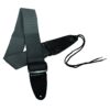 Performance Plus GS1B Electric or Acoustic Black Guitar Strap Including Ties for Acoustics, 53"