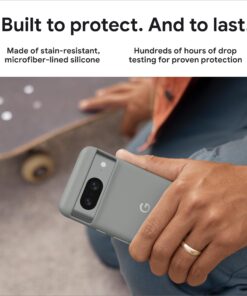 Google Pixel 8 Case - Durable Protection - Stain-Resistant Silicone - Android Phone Case - Hazel 7 81OWUJ6At7L
