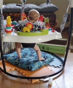 Fisher-Price Baby Bouncer Animal Wonders Jumperoo Activity Center With Music Lights Sounds And Developmental Toys 33 81OX9eAvAGL