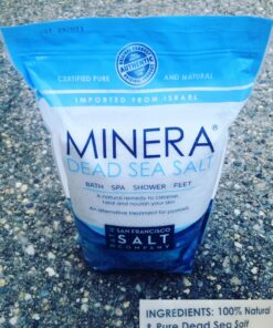 Minera Natural Dead Sea Salt - 5 lbs. Bulk - Fine Grain 41 81OXAmi67UL