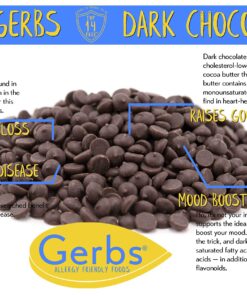 Gerbs Miniature Dark Chocolate Chips, 32 ounce re-closeable bag (semi-sweet), Top 14 Food Allergen Free & NON GMO, Product of Canada Chips - Miniature 2 Pound (Pack of 1) 15 81OXLNKWu6L