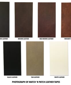 MATCH 'N PATCH Realistic Leather Repair Tape, Red Brown, 2.4 inch x 15 feet 25 81OXkNsWQaL