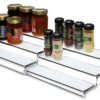 DecoBros Spice Rack 3 Tier Expandable Cabinet Spice Organizer Step Shelf Organizer (31.75~63.50 cm), Chrome 47 81OY14HvPkL