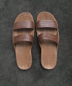 Pali Hawaii Unisex Adult Classic Jandals Sandals 10 Women/10 Men Brown 15 81OYpust3TL