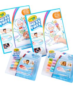 Crayola Color Wonder Mess Free Coloring Kit, 80pc, Toddler Toys, Gift for Boys and Girls 22 81OYsM FEGL