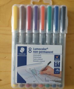 EXPO Vis-a-Vis Wet Erase Markers, Fine Point, Assorted Colors, 8 Count 8 Count (Pack of 1) 36 81OZAy15ATL