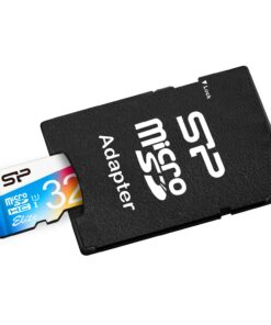 Alternative view of Silicon Power 32GB MicroSDHC UHS-1 Memory Card - with Adapter (SP032GBSTHBU1V20SP)