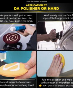 Meguiar's Marine/RV Heavy Duty Oxidation Remover, Oxidation, Water Spot, Stain, and Scratch Remover for vehicles with Gel-Coat and Fiberglass Surfaces, 16 oz. 25 81OZOTSdlaL