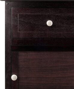 Winsome Eugene Accent Table, 18.9 inches, Espresso 43 81Oa9QG0JIL