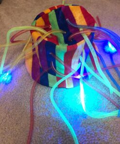 FlashingBlinkyLights Funny Clown Crazy Hat with LED Lights & Noodle Hair 18 81Oc6sdi9rL