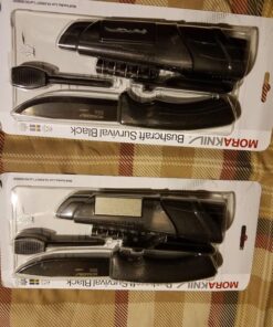 Morakniv Carbon Steel Fixed-Blade Bushcraft Survival Knife with Sheath and Fire Starter, Black, 4.3 Inch 26 81OcwJGXQL