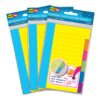 Redi-Tag, RTG10245, Assorted Tab Ruled Sticky Notes, 3 / Pack, Multicolor 3 Pack 12 81OdhvlLfQL