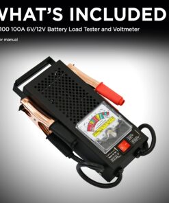 Schumacher BT-100 Battery Load Tester and Voltmeter - 100 Amp,Black 16 81OeZFgHKXL