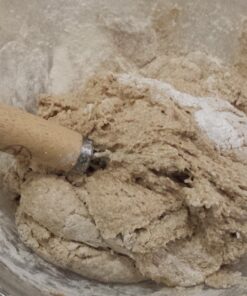 LHU Premium Original Danish Dutch Whisk for Better Batter and Bread Dough Recipes, Stainless Steel/Beechwood, Includes Cleaning Brush, Large, 13.5" L 24 81OevLBwNL