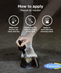 Farnam Horseshoer's Secret Deep-Penetrating Hoof Oil for Horses, Conditions Dry Hooves and Prevents Cracks, Splits and Contracted Heels, Contains Avocado Oil, 32 Oz. 16 81OexoEHoL
