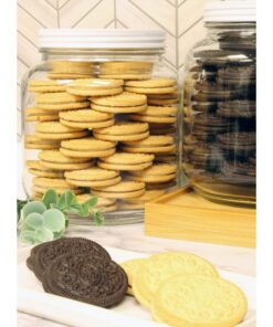 Cornucopia Brands 64oz Clear Wide-mouth Glass Jar, BPA free Food Grade w/Metal Lid (Half Gallon); 2 Quart Jar to Make Greek Yogurt/Kefir or Pickles 1 21 81OfY NKNxL