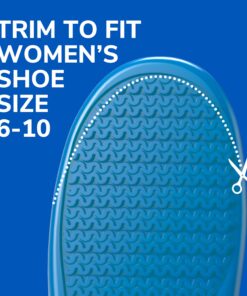Dr. Scholl's Memory Fit Plus Massaging Gel, Comfort Insoles, Memory Foam & Gel, All-Day Comfort, Arch Support, Distributes Pressure,Shock Absorbing,Trim Insert to Fit Shoe, Women Size 6-10, 1 Pair 15 81OfpJWoZML