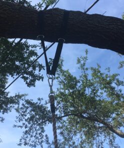 DCAL Gear Tree Swing Hanging Straps Kit - Easy & Fast Installation - 5ft Extra Long Straps Hold 2000 lb - Safer Lock Snap Carabiner Hooks Perfect to Tree Swing, Swing Sets, Tire Swing & Hammock 48 81OhInIo9cL