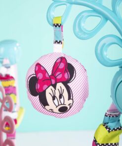 Bright Starts Disney Baby MINNIE MOUSE PeekABoo Baby Activity Center Jumper with 8 Toys, Lights & Sounds, 360-Degree Seat, 6-12 Months (Pink/Blue) 36 81OhKgbIzZL