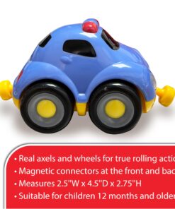 Small World Toys Cars For Toddlers 1-3, Magnetic Tailgate Trio Emergency Vehicle Set, Preschool Mini Car Toys, Fire Engine, Police Car & Ambulance, Toy Car Gifts for Boys and Girls 12 81Oi7VwHVjL