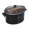 Hamilton Beach Slow Cooker, Extra Large 10 Quart, Stay or Go Portable With Lid Lock, Dishwasher Safe Crock, Black (33195) 10-Quart 44 81OjHZRfpSL
