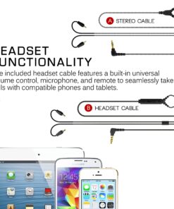 MEE audio Universal-Fit Noise-Isolating Musician's in-Ear Monitors with Detachable Cables (Smoke) (Model: M6PRO 1st Generation) (Discontinued) Black (Smoke) 20 81OkCWaYAOL