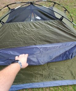Night Cat Upgraded Backpacking Tents 1 2 Persons Easy Clip Setup Camping Tent Adults Scouts Heavy Rainproof Compact Lightweight Army Green 1 Person(7x3.8x3.8ft) 87 81Okkc03WL