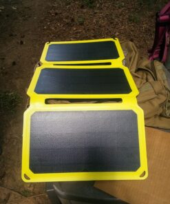 SunJack 25 Watt Foldable IP67 Waterproof ETFE Monocrystalline Solar Panel + 2X 10000mAh Power Banks with USB-A and USB-C for Cell Phones, Tablets and Portable for Backpacking, Camping, Hiking 24 81OkpogiT1L