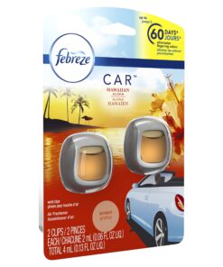 Febreze Car Air Fresheners, Hawaiian Aloha, Odor Fighter for Strong Odors Car Vent Clips (16 Count) 2 Count 13 81OlPvg4gSL
