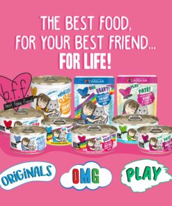 Best Feline Friend (B.F.F.) Grain-Free Cat Food by Weruva, Tuna & Pumpkin Valentine, 10-Ounce Can (Pack of 12) 10.00 Ounce (Pack of 12) 16 81OmdW OqXL 1