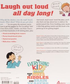 Alternative view of The Everything Kids' Giant Book of Jokes, Riddles, and Brain Teasers (Everything® Kids Series) Paperback, Illustrated